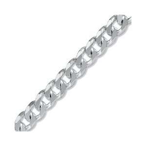  Mens Sterling Silver 220G Curb Bracelet   8.5 SIMMONS Jewelry