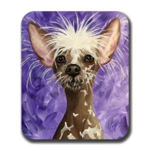  Colorful Chinese Crested Dog Art Mouse Pad: Everything 