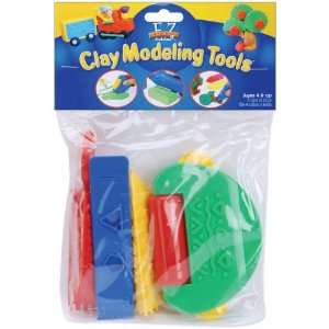  EZ Shape Clay Modeling Tools 4 Pieces: Arts, Crafts 