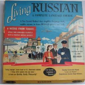  Living Russian Vintage Language Course on LP Set Living 