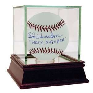 Bud Harrelson Autographed Mets Skipper MLB Baseball