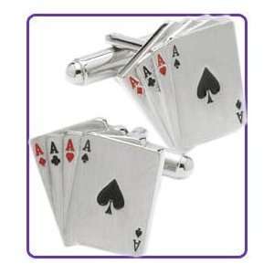  Playing card cufflinks: Office Products
