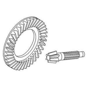  New Differential Ring Gear & Pinion AT21623 Fits JD1520 