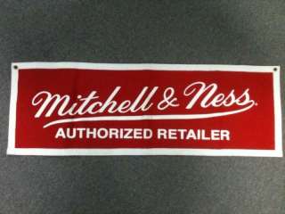 Mitchell & Ness Authorized Retailer Wool Pennant Sign  