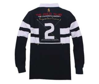 BRAND NEW KEVINGSTON ENGLAND LONG SLEEVE POLO TEAM JERSEY NAVY 