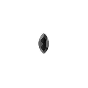  6.50x4.10x1.50 mm 0.31 Cts Black Diamond ( Marquise Rose 