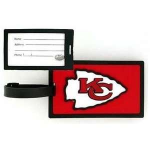  NFL Luggage Tag   Kansas City Chiefs: Sports & Outdoors