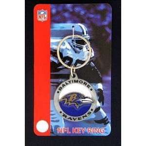  NFL Key Ring   Baltimore Ravens Logo 