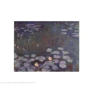  Water Lilies Finest LAMINATED Print Claude Monet 16x20 