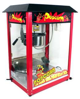 New MTN Commercial Electric 8oz Popcorn Machine Pop Corn Maker Bar 