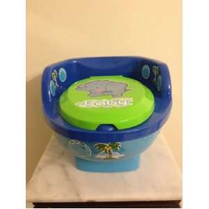  Portable Toddler / Childrens Potty   Blue Color with Green 