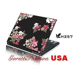  Laptop Skins Notebook Sticker Cover H257 Pink Flowers 