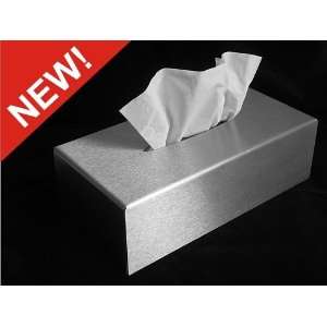   Tissue Box Cover Brushed Stainless Steel Kleenex