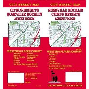  Roseville, Rocklin, Citrus Heights Street map 