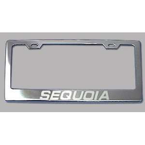Toyota Sequoia Chrome License Plate Frame