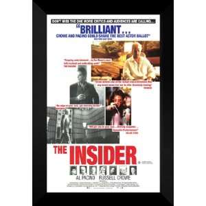  The Insider 27x40 FRAMED Movie Poster   Style D   1999 