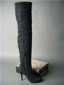Stretch Over The Knee Sexy Thigh High Heel Boot sz 6.5  