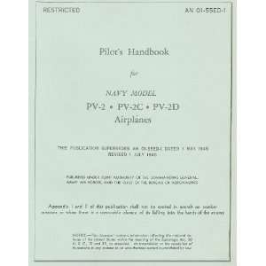  Lockheed PV 2 Aircraft Flight Manual Lockheed Books