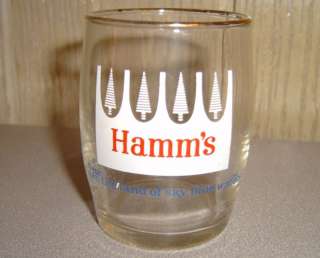 White Crown Hamms Barrel Glass From Land Sky Blue Wate  
