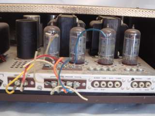 Fisher X 100 B Tube Stereo Master Control Amp Amplifier  