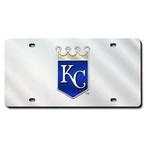  Kansas City Royals License Plate Cover (Silver): Sports 