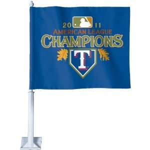  MLB Texas Rangers 2011 American League Champion Car Flag 