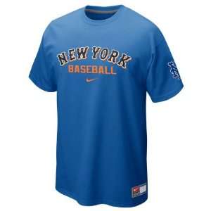 New York Mets Royal Nike 2012 Away Practice T Shirt