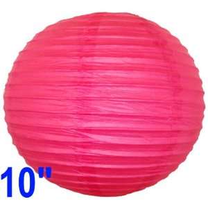 Magenta Pink Chinese/Japanese Paper Lantern/Lamp 10 Diameter   Just 