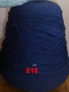   RAYON NYLON LINEN 2800 YPP NAVY LACE WEIGHT CONE YARN 1 LB 3 OZS (818