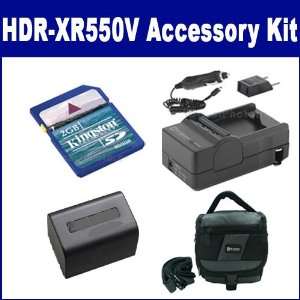  Sony HDR XR550V Camcorder Accessory Kit includes: SDM 109 