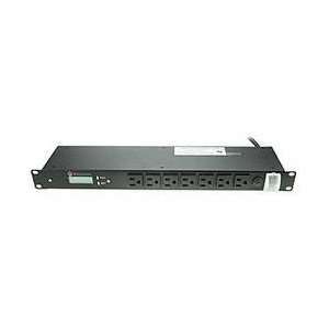  Rackmount PDU With LCD Screen, 17 Outlet, 1U Electronics