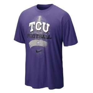   Horned Frogs Nike Purple Seasonal Football T Shirt