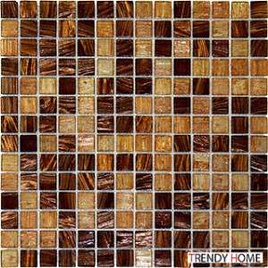 Light Brown Iridescent Mosaic Tile Sample Backsplash ~~  