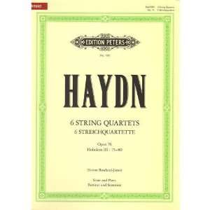  Haydn 5 String Quartets Op 76 Hobken III: 75 80: Musical 