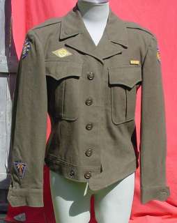WWII VINTAGE US ARMY 5TH / 20TH AIR FORCE UNIFORM IKE JACKET  