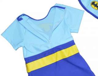  Boy Baby Batman Superman Hero Swimwear Swimsuit Set 1 6Y 