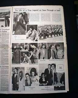 Best ELVIS PRESLEY DEATH Memphis TN 1977 Newspaper RARE  