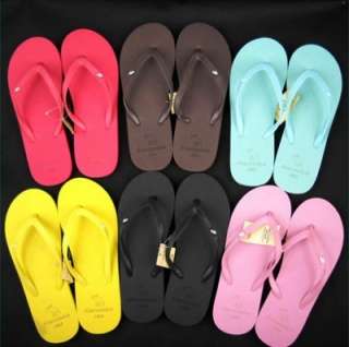 Summer Shining Candy Color Women Foam Flip Flop Slippers Sandals Shoes 