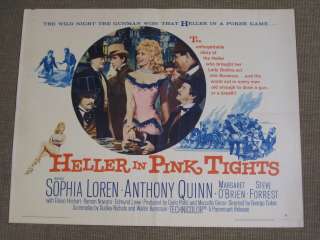 Heller in Pink Tights 1960 Sophia Loren poster  