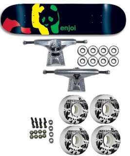 ENJOI RASTA PANDA Complete Skateboard DESTRUCTO BONES  