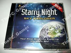 Starry Night Sky Explorer Windows MAC PC CD ROM  