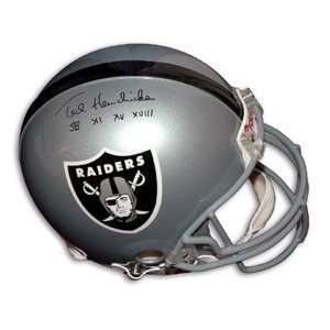  Ted Hendricks Signed Raiders Full Size Authentic Helmet 