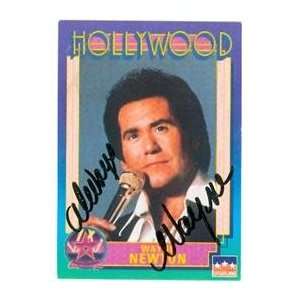  Wayne Newton autographed Hollywood Walk of Fame trading 