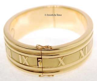 Tiffany & Co. Atlas Bracelet 18k Yellow Gold & Box  