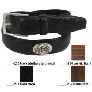  Exotic Embossed Leather Collegiate Belts Sports 