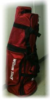 Wilson Staff B1418 Deluxe Wheeled Golf Travel Bag   New  