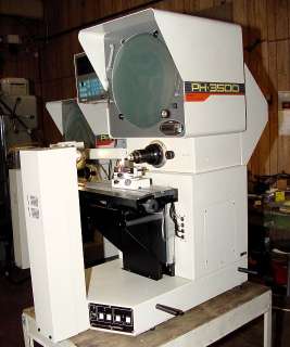 14 Mitutoyo PH 3500 OPTICAL COMPARATOR, 2X DRO, SURF. ILL., 20X LENS