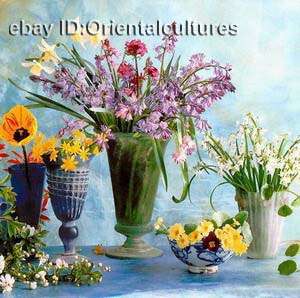 Chinese Natural Silk thread,Hand Embroidery Kits flower NR  