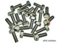 16 18 x 3/4 indented hex head bolts stainless steel  