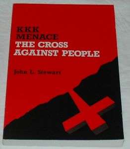 KKK Menace The Cross Against People Ku Klux Klan  